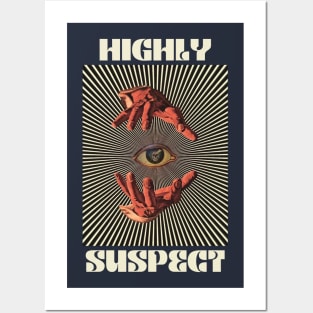 Hand Eyes Highly Suspect Posters and Art